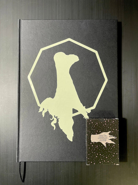 BONEFOREST rule book + artifact cards (Hardcover)