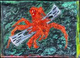 CLAMBERCLEAVE THRUMSAW by Commode Minstrels In Bullface (Xerox with Paint)