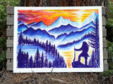 ROCKY MOUNTAIN MAN by Mat Brinkman (Cover Print)