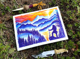 ROCKY MOUNTAIN MAN by Mat Brinkman (Cover Print)