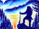 ROCKY MOUNTAIN MAN by Mat Brinkman (Cover Print)
