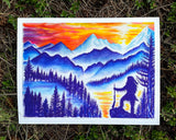 ROCKY MOUNTAIN MAN by Mat Brinkman (Cover Print)