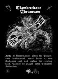 CLAMBERCLEAVE THRUMSAW by Commode Minstrels In Bullface (Xerox with Paint)