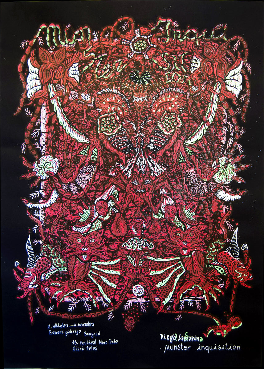 MUNSTER INQUISITION by Diego Lazzarin (Screen Print Poster) Pit of